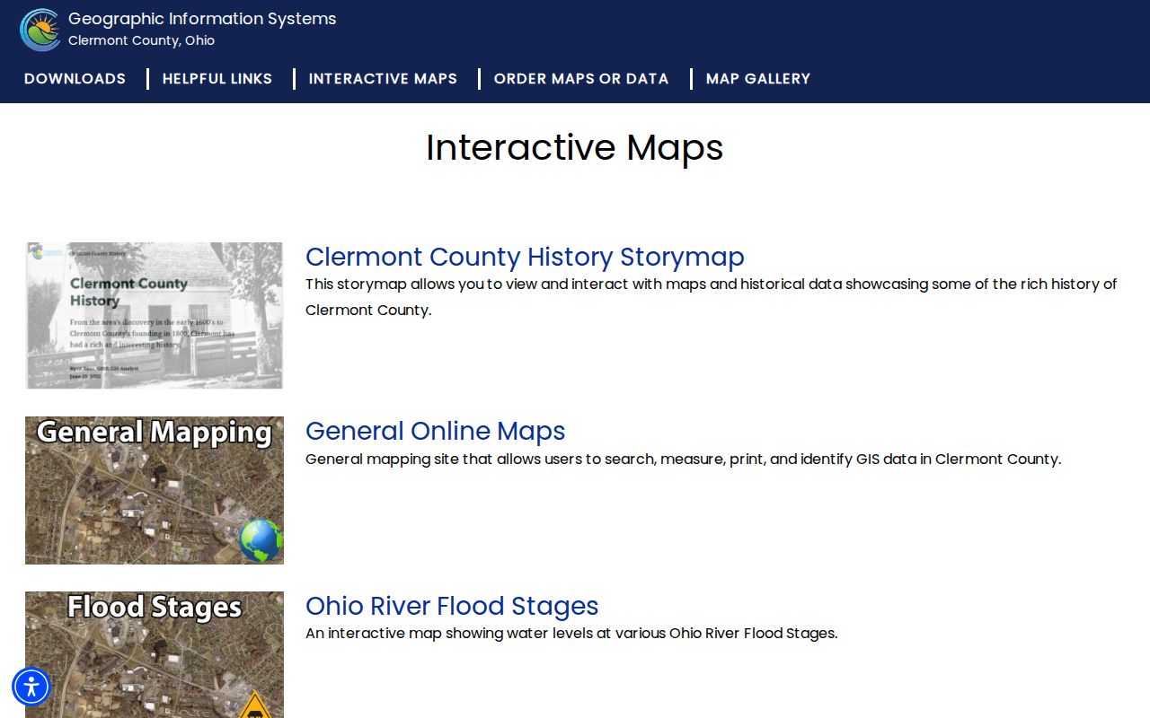 Miami Township ZIP Clermont County interactive map catalog